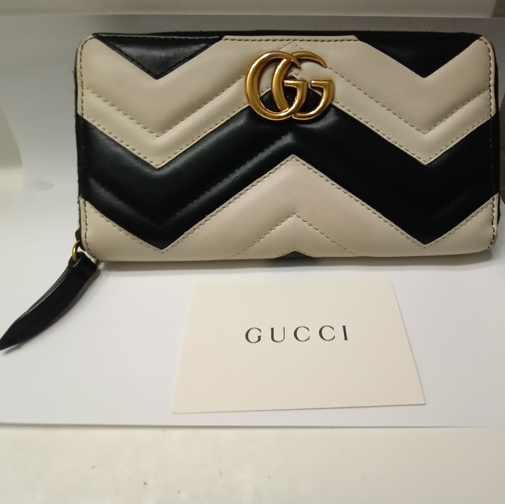 Gucci Marmont Bi-color long wallet